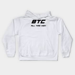 btc all time high Kids Hoodie